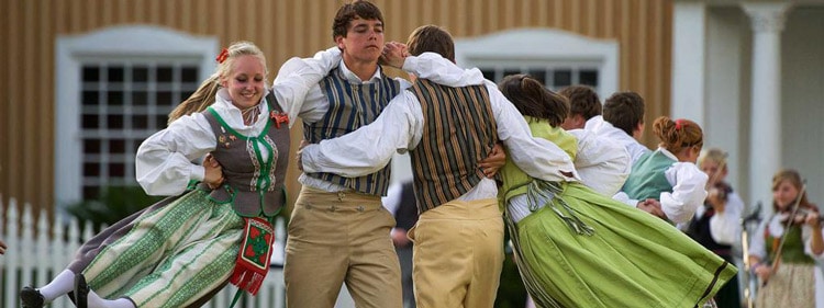 Lindsborg Swedish Dancers in Lindsborg, Kansas. Photo by Visit Lindsborg.