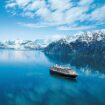 Holland America Ship in Glacier Bay