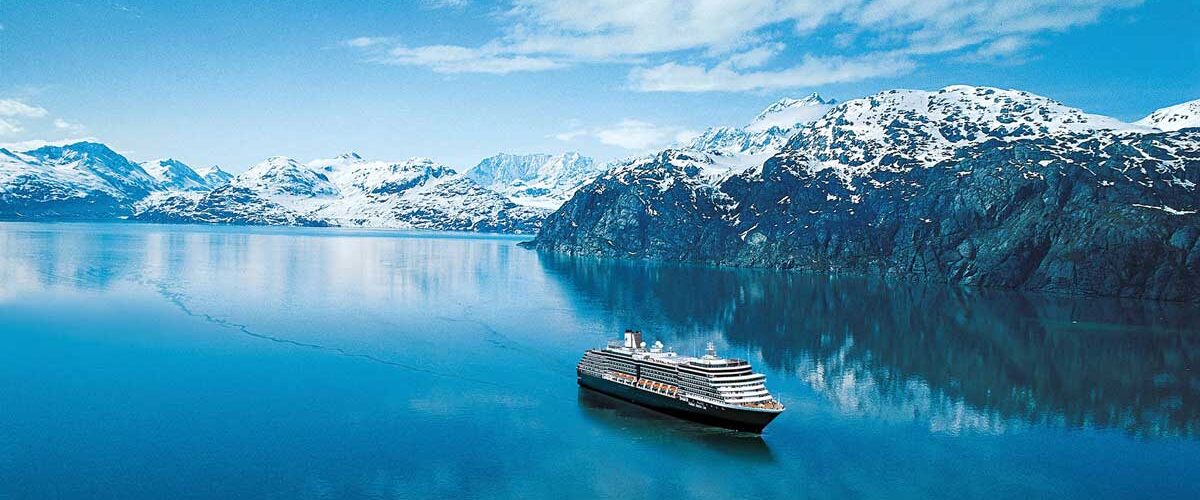 Holland America Ship in Glacier Bay