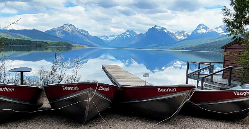 Lake McDonald inside Glacier National Park