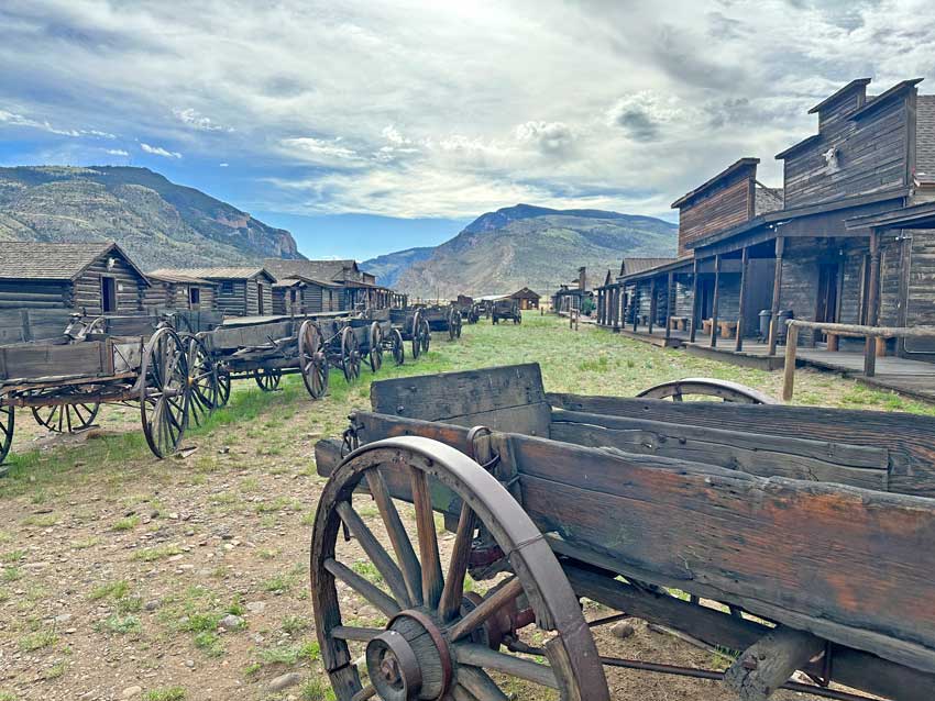 Old Trail Town in Cody, Wyoming. Photo by Janna Graber