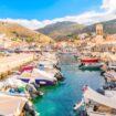 The small harbor on the Greek island of Hydra, one of the Saronic islands off of mainland Greece. Photo by Kirk Fisher, iStock, Pinterest