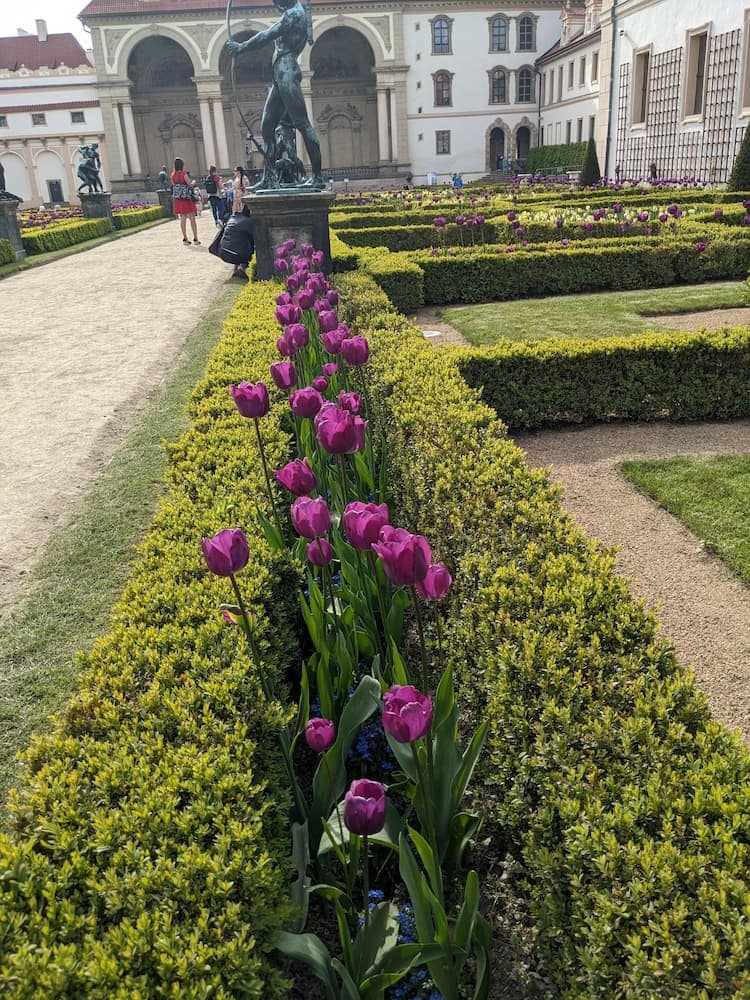Wallenstein Garden, in the baroque style, at the Senate palace. Photo by Ellen Kahaner