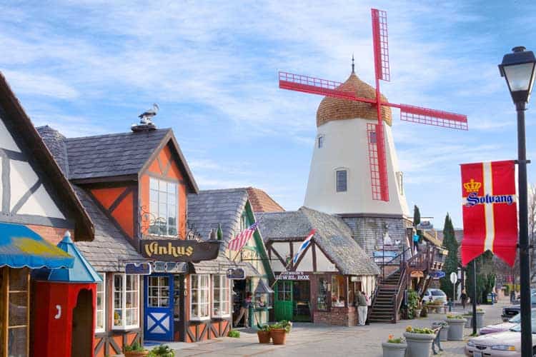 Solvang, California was founded by Danish settlers. Photo by Solvangusa.com