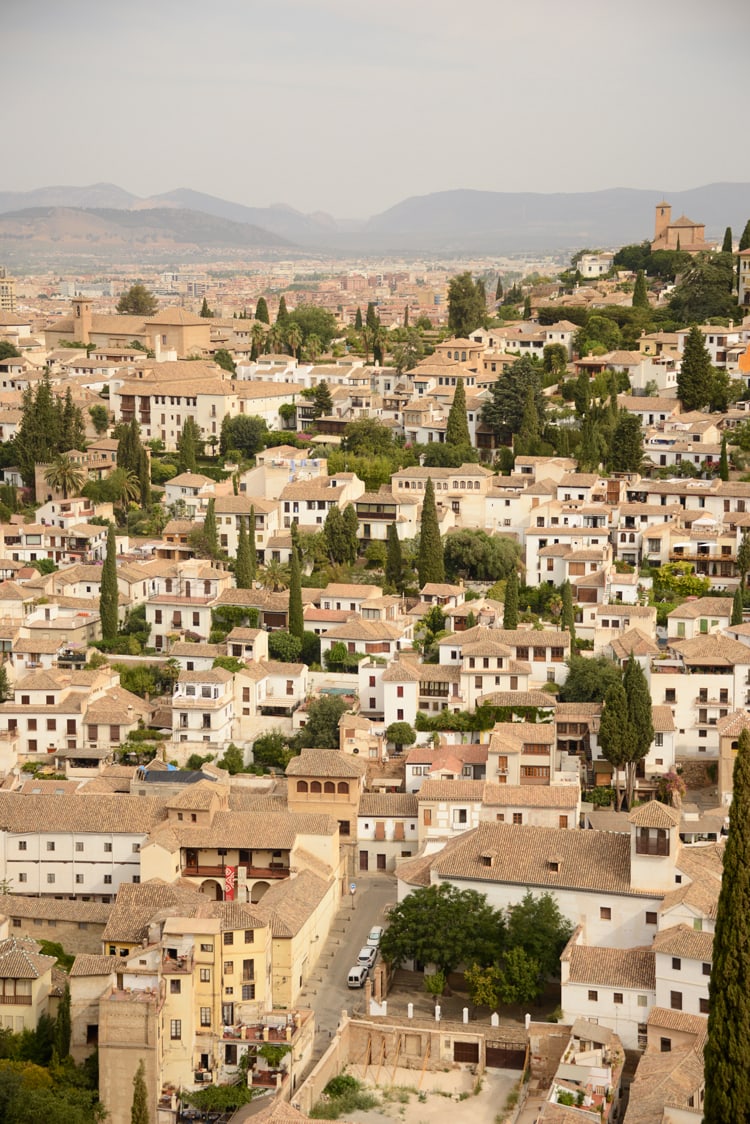 Albaicin Neighborhood in Granada, Spain