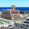 Asbury Park Convention Hall, boardwalk and oceanfront. Photo by R.C. Staab Pinterest