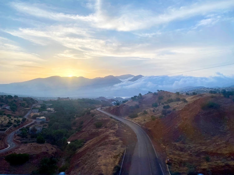 Atlas Mountains at sunrise