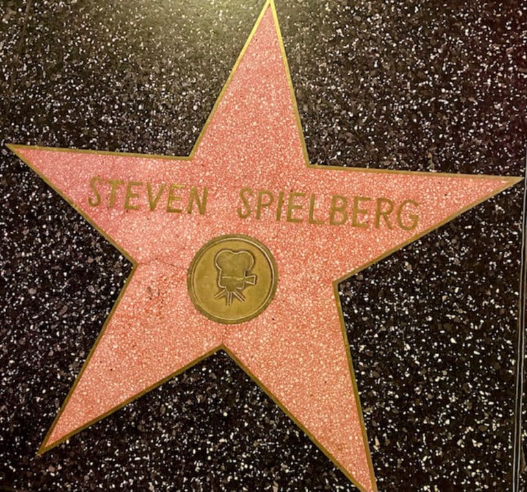 Hollywood Walk of Fame The star of a star director who has created many stars.