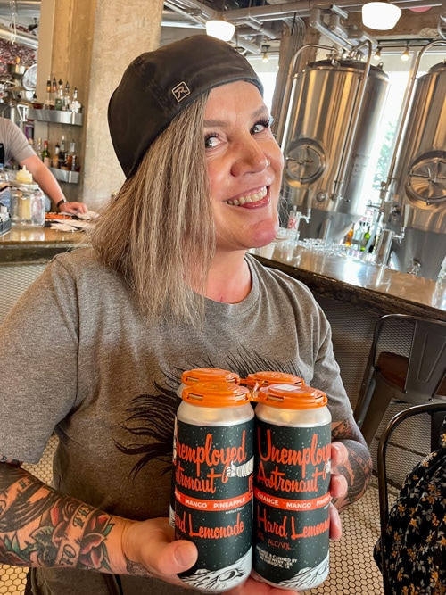 Sally Taylor brews chef driven beers at The Brewery LBK.