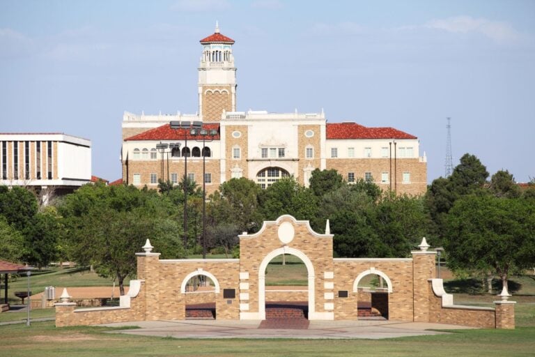 Texas Tech University is one of the top sights in Lubbock Texas. Image by DenisTangneyJr from Getty Images Signature via canva