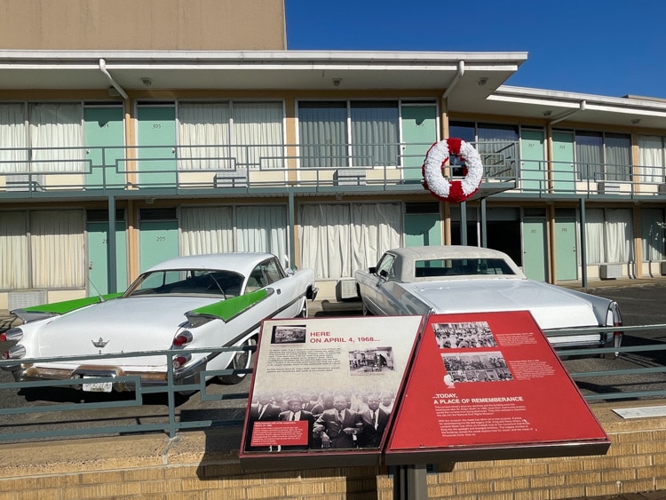 Lorraine Motel where MLK was assasinated is now the National Civil Rights Museum
