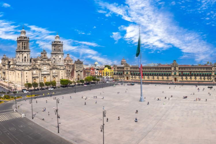 Mexico City's iconic Zocalo