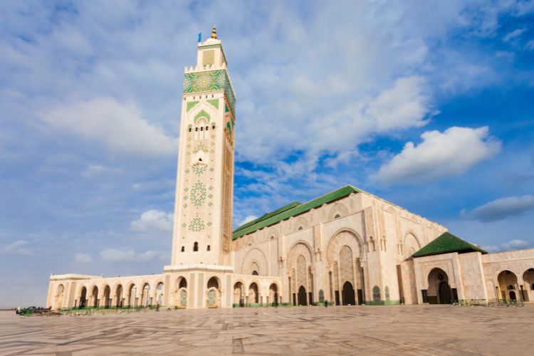 Hassan Mosque II in Casablanca, Morocco