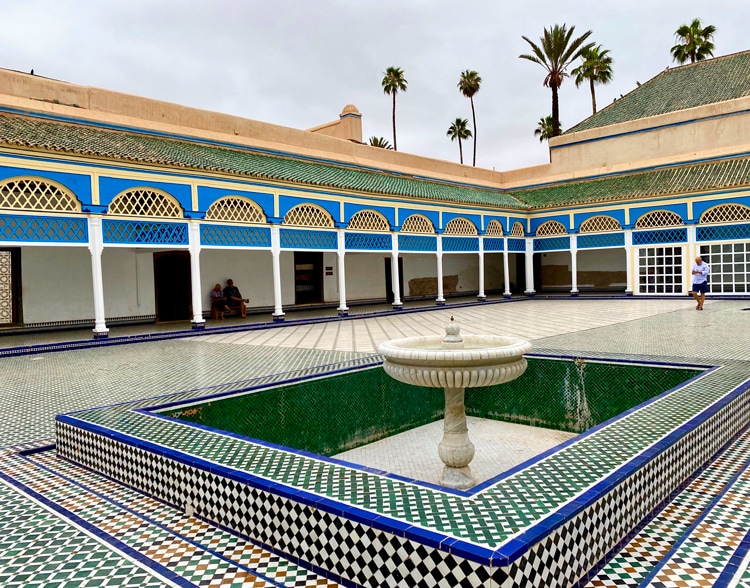 Riad in Bahia Palace, Marrakech, Morrocco