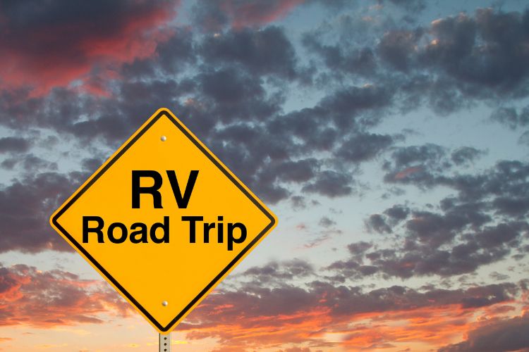 RV Road Trip sign