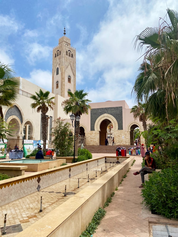 Traditional architecture at Souk El Had