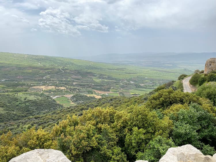 View from Nimrod Fortress. Photo by Sabina Lohr