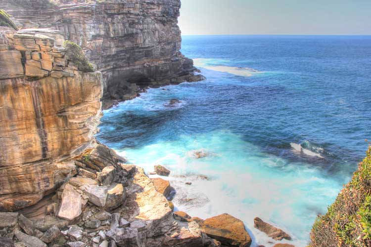 Ocean view from the Federation Cliff Walk