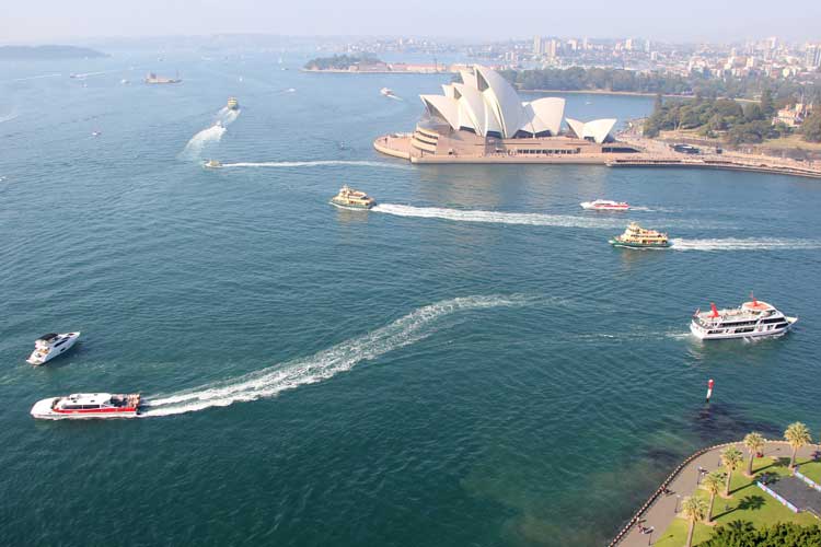 View from the Pylon Point, Sydney, Australia