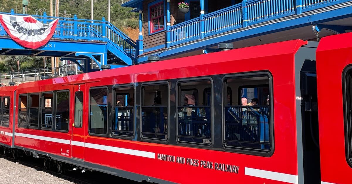 Board the train at the depot in Manitou Springs Photo by Debbie Stone