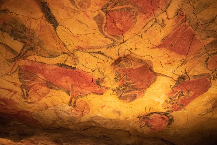 Cave paintings in the Cave of Altamira