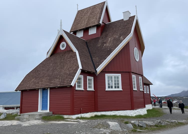 Danish style architecture is prominent in Greenland. Photo by Debbie Stone