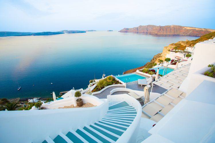 Beautiful views on Santorini