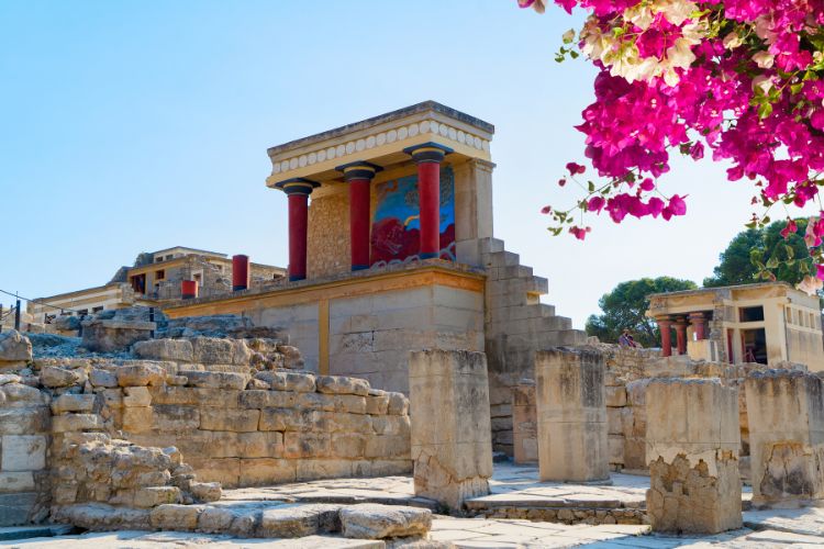 Knossos Palace in Crete
