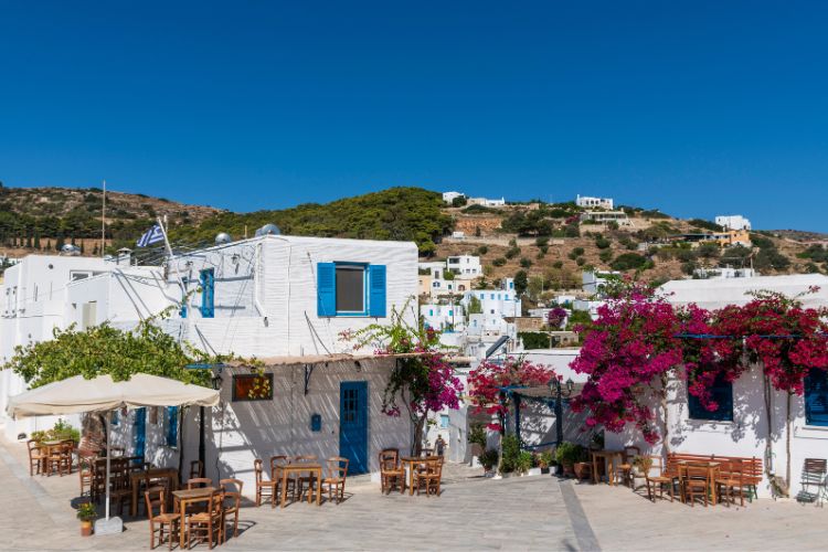Traditional village of Lefkes on Paros