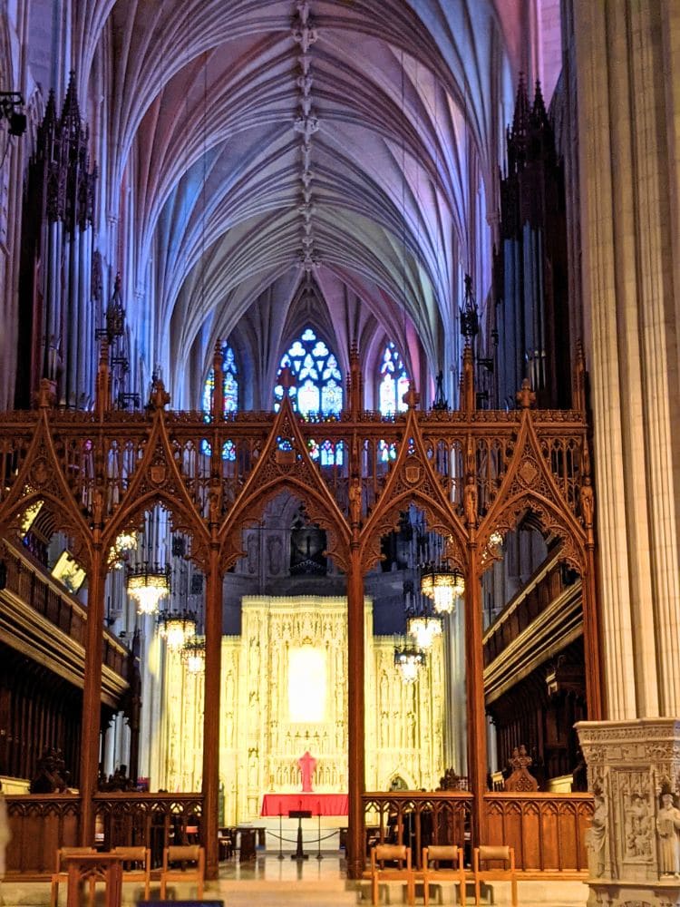 The National Cathedral interior