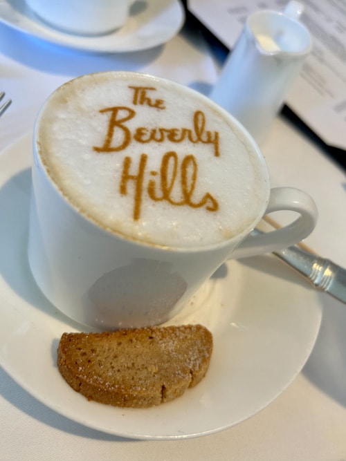Classic Beverly Hills Hotel touches