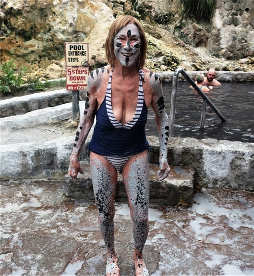 A St. Lucian mud bath