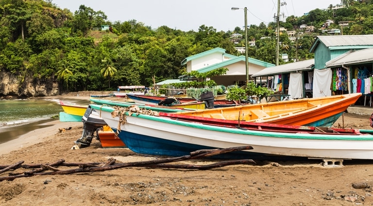 St Lucia Fishing Village
