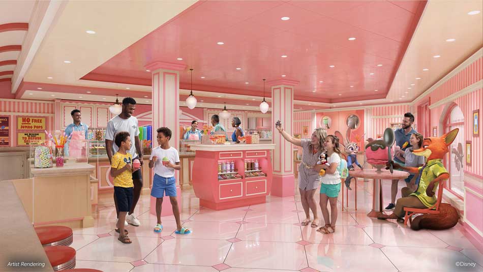 Jumbeaux's Sweets 
 was inspired by the popular ice cream parlor from Disney's "Zootopia"