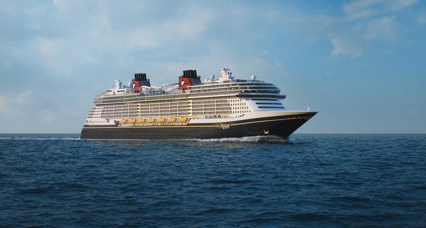 Disney Treasure, the sixth ship from Disney Cruise Line. Photo by Disney Cruise Line