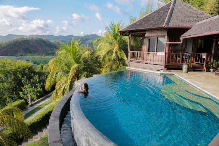 Honeymoon Villas with infinity pools make for a romantic honeymoon