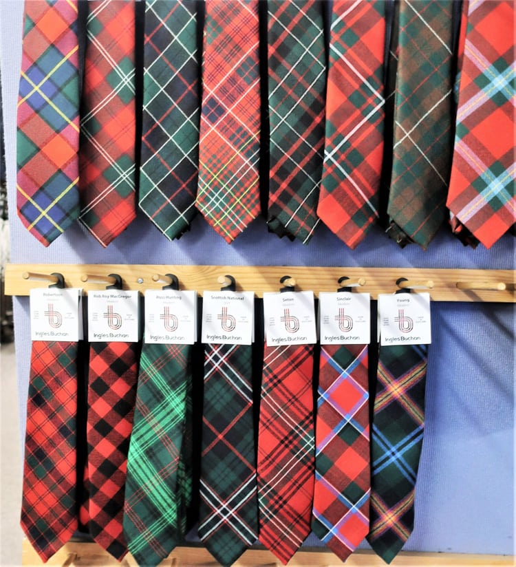 Colorful tartans brighten up the entire country of Scotland.