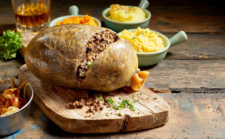 Scotland’s famous haggis should be tasted before actually identified – sheep’s lungs, heart and liver