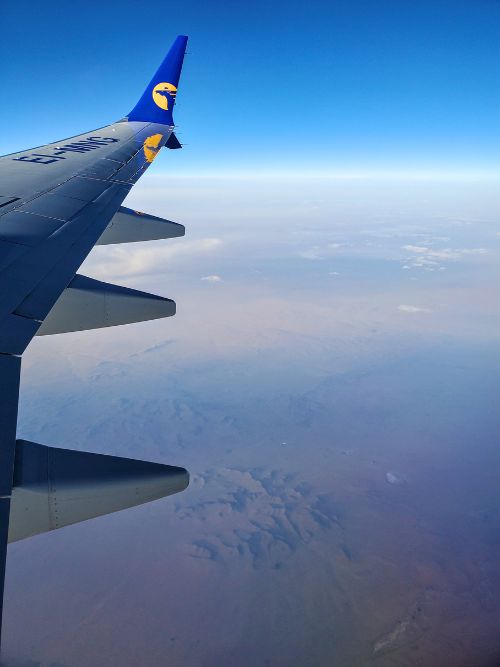 The Gobi from the sky. Photo by Richie Henry