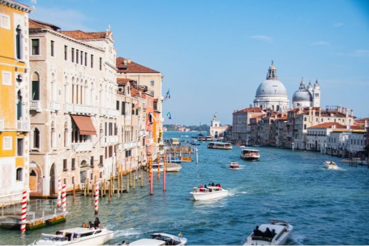 The Grand Canal in Venice, Italy