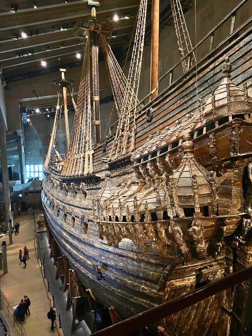 Old ship at the Vasa Museum. Photo by Tom Hall