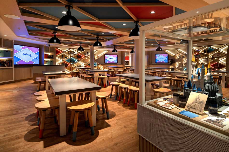 Walt Disney Imagineering Lab is one of the many spaces designed just for kids on the Disney Treasure. Photo by Disney Cruise Line
