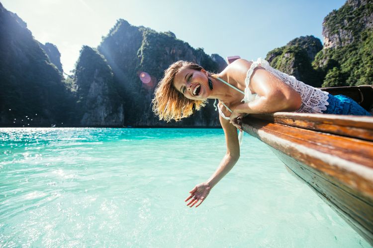 Woman exploring Thailand. Photo by iStock.
