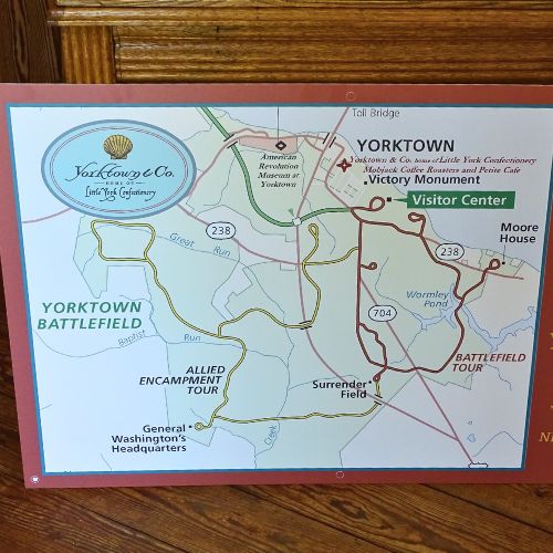 Map of Yorktown, Virgini