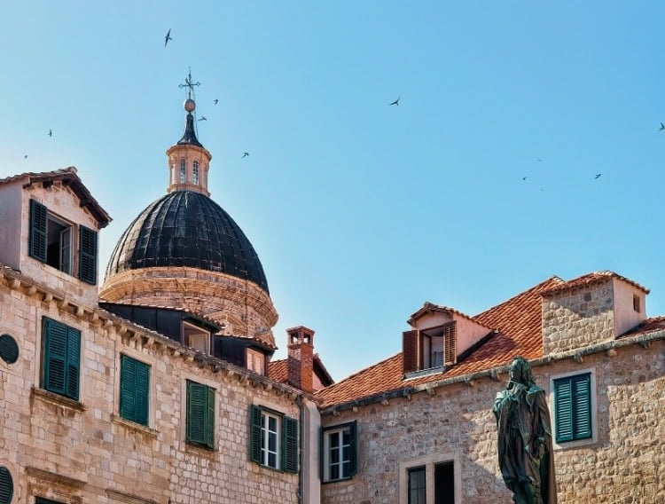 Dome of Dubrovnik Cathedral. Photo by RomanBabakin / Getty Images via Canva