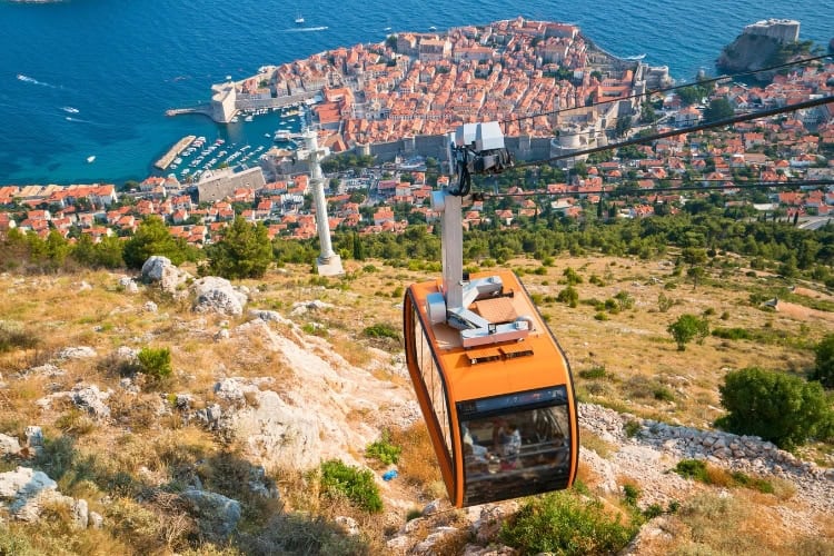 Dubrovnik cable car. Photo by NanoStockk / Getty Images via Canva