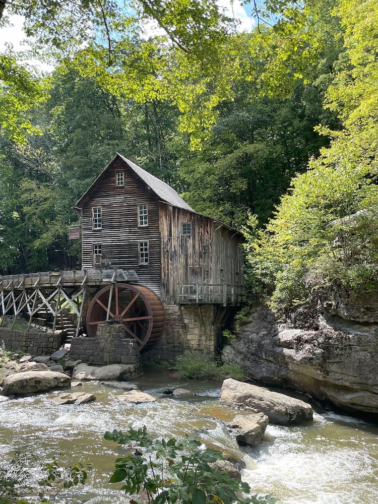 Glade Creek Grist Mill in Babcock State Park. Photo by Debbie Stone