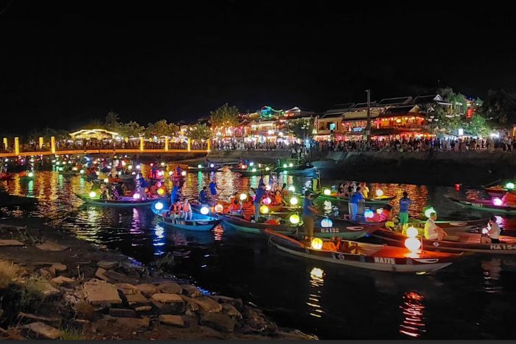Hoi An’s renowned Night Market. Photo by Georgia Carter