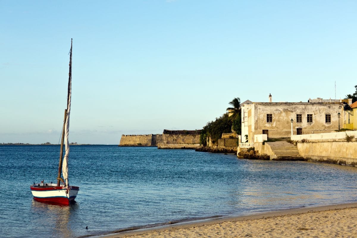 Stone Town on Ilha de Mo&ccedil;ambique, the once-powerful colonial capital of Portuguese East Africa, now a UNESCO World Heritage Site slowly reclaimed by time. Photo by Canva