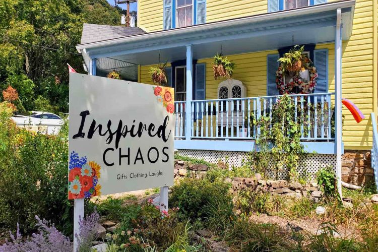 Inspired Chaos retail shop in Berkeley Springs, West Virginia